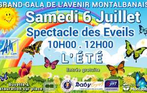 Gala des Eveils samedi 6 Juillet 2024 10h-12h