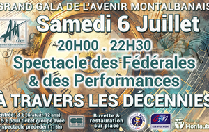 Gala des Fed &amp; Perf. samedi 6 Juillet 2024 20h-22h30