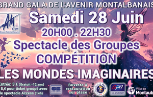 Gala des groupes Compétition samedi 28 Juin 20h-22h30