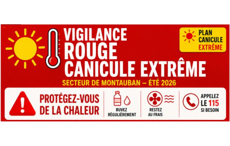 Alerte rouge canicule